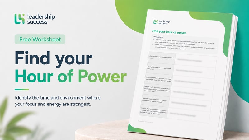 Find your Hour of Power Find your Hour of Power