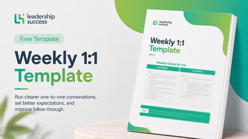 Weekly 1:1 template