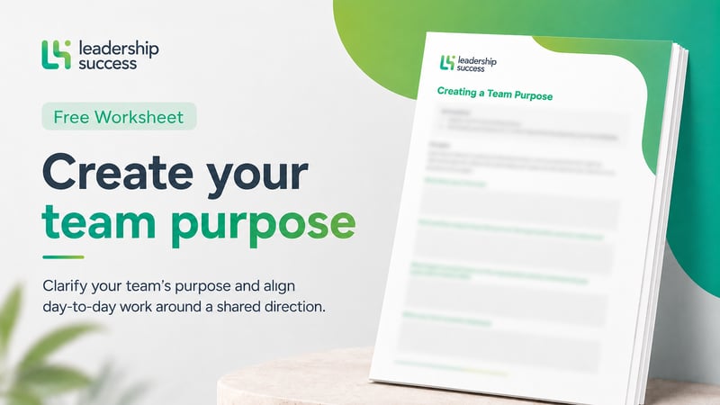 Create your team purpose Create your team purpose