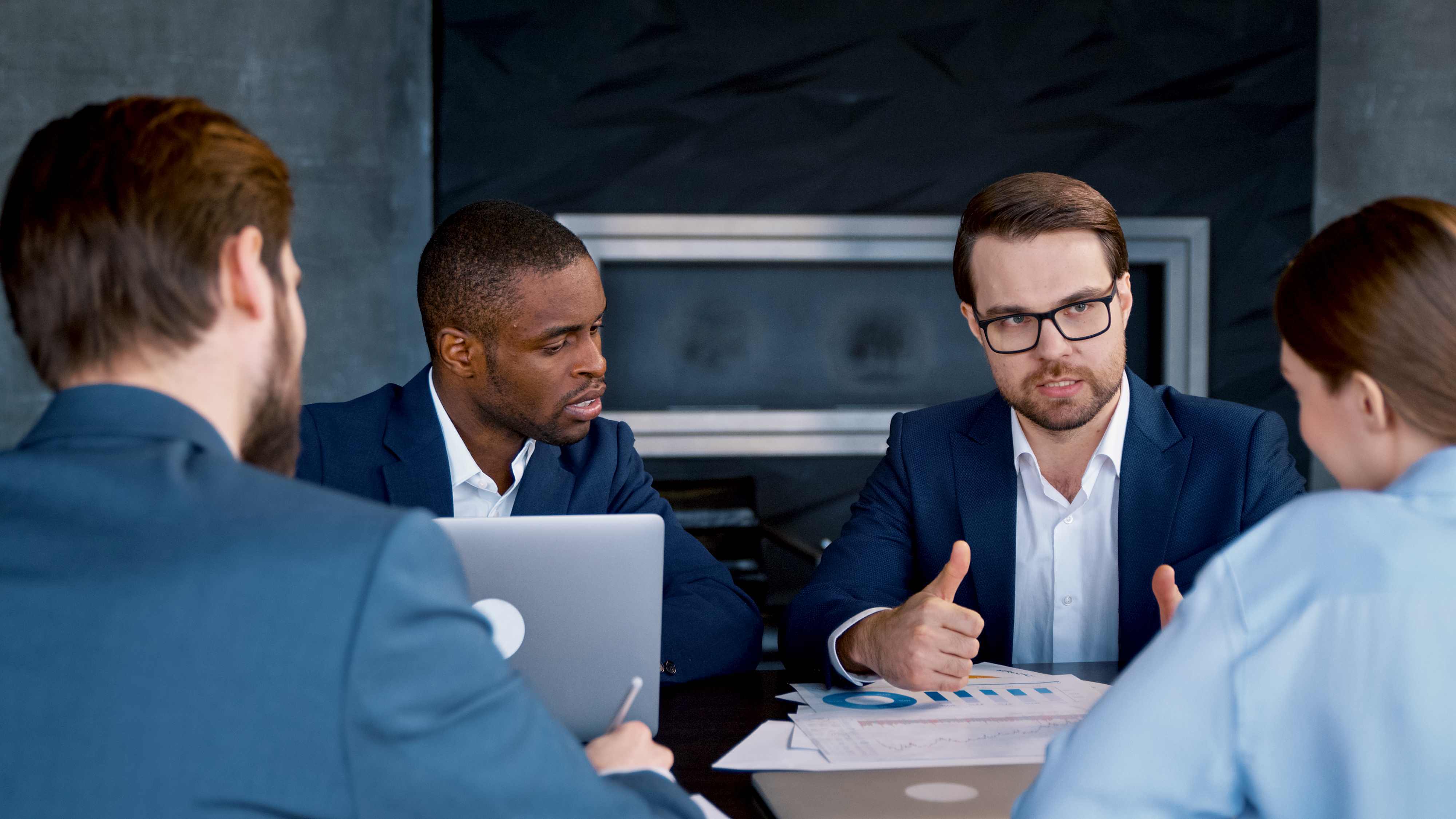 a man learning how to develop leadership skills in employees