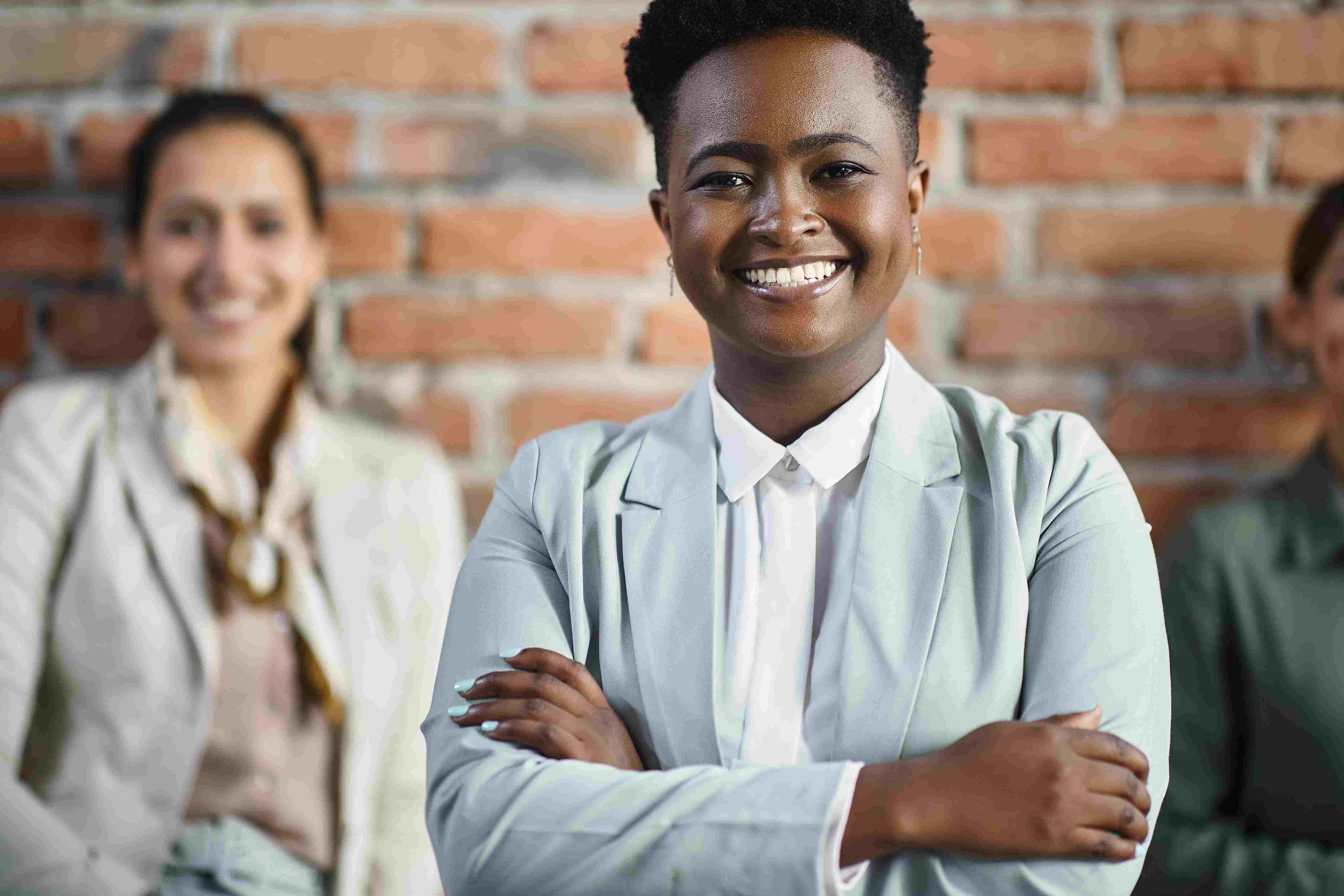 woman after undergoing a leadership development strategy programme